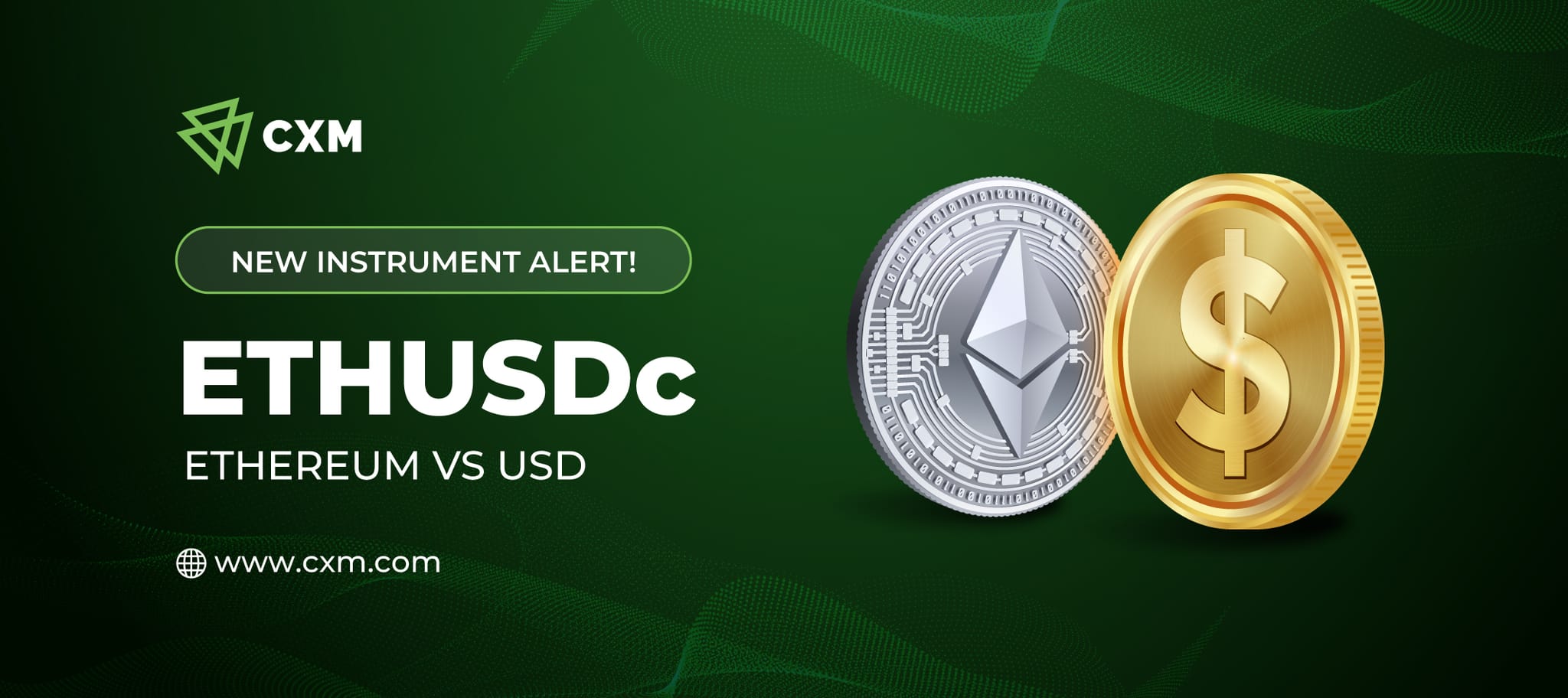 أضافت CXM عملة ETHUSDC إلى محفظتها من العملات المشفرة